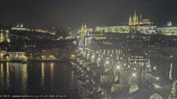Pražský hrad, Karlův most, Vltava