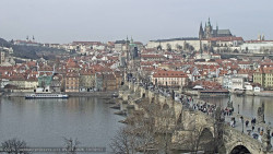 Pražský hrad, Karlův most, Vltava
