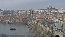 Pražský hrad, Karlův most, Vltava