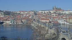 Pražský hrad, Karlův most, Vltava