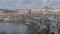 Pražský hrad, Karlův most, Vltava