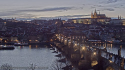 Pražský hrad, Karlův most, Vltava