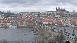 Pražský hrad, Karlův most, Vltava