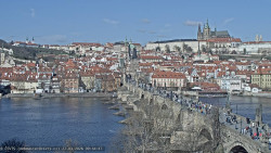 Pražský hrad, Karlův most, Vltava