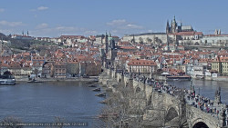 Pražský hrad, Karlův most, Vltava