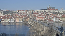 Pražský hrad, Karlův most, Vltava