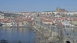 Pražský hrad, Karlův most, Vltava