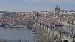 Pražský hrad, Karlův most, Vltava