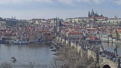Pražský hrad, Karlův most, Vltava