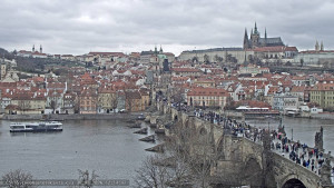 Město Praha - Pražský hrad, Karlův most, Vltava - 30.3.2026 v 12:15 Město Praha - Pražský hrad, Karlův most, Vltava - 30.3.2026 v 12:15