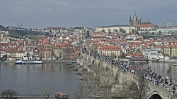 Pražský hrad, Karlův most, Vltava