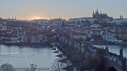 Pražský hrad, Karlův most, Vltava