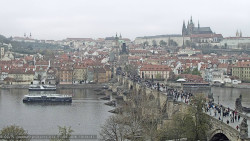 Pražský hrad, Karlův most, Vltava