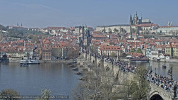 Pražský hrad, Karlův most, Vltava