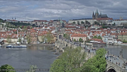 Pražský hrad, Karlův most, Vltava