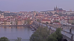Pražský hrad, Karlův most, Vltava