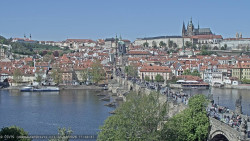 Pražský hrad, Karlův most, Vltava