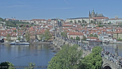 Pražský hrad, Karlův most, Vltava