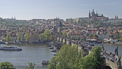 Pražský hrad, Karlův most, Vltava