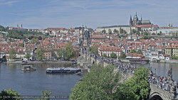 Pražský hrad, Karlův most, Vltava