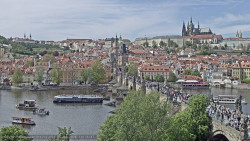 Pražský hrad, Karlův most, Vltava