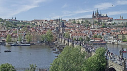 Pražský hrad, Karlův most, Vltava