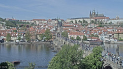 Pražský hrad, Karlův most, Vltava