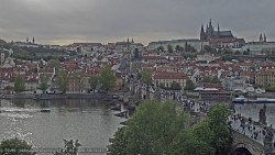 Pražský hrad, Karlův most, Vltava