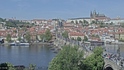 Pražský hrad, Karlův most, Vltava