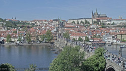 Pražský hrad, Karlův most, Vltava