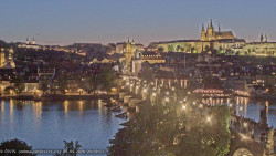 Pražský hrad, Karlův most, Vltava