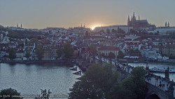 Pražský hrad, Karlův most, Vltava