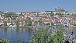 Pražský hrad, Karlův most, Vltava