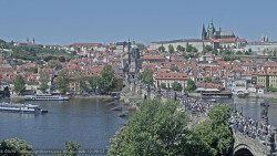 Pražský hrad, Karlův most, Vltava
