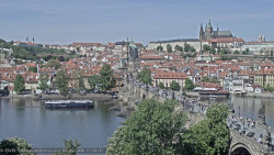Pražský hrad, Karlův most, Vltava