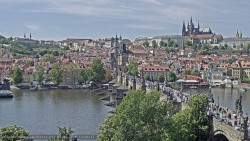 Pražský hrad, Karlův most, Vltava