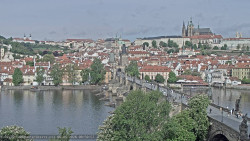 Pražský hrad, Karlův most, Vltava