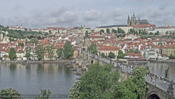 Pražský hrad, Karlův most, Vltava