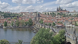 Pražský hrad, Karlův most, Vltava