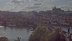 Pražský hrad, Karlův most, Vltava