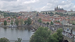 Pražský hrad, Karlův most, Vltava