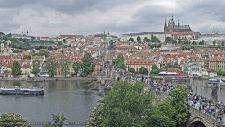 Pražský hrad, Karlův most, Vltava