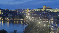 Pražský hrad, Karlův most, Vltava