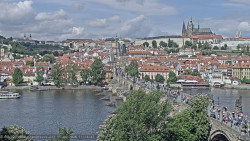 Pražský hrad, Karlův most, Vltava