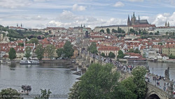 Pražský hrad, Karlův most, Vltava