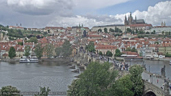 Pražský hrad, Karlův most, Vltava