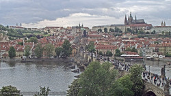 Pražský hrad, Karlův most, Vltava