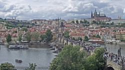 Pražský hrad, Karlův most, Vltava