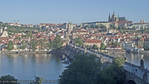Město Praha - Pražský hrad, Karlův most, Vltava - 17.5.2026 v 06:30 Město Praha - Pražský hrad, Karlův most, Vltava - 17.5.2026 v 06:30