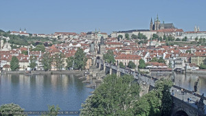 Město Praha - Pražský hrad, Karlův most, Vltava - 17.5.2026 v 08:45 Město Praha - Pražský hrad, Karlův most, Vltava - 17.5.2026 v 08:45